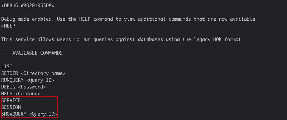 DEBUG mode enabled